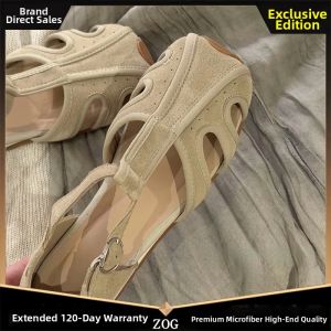 ZOG | Retro Ventilated Perforated Soft Flat Sandals