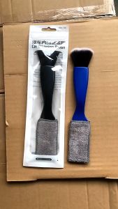 New Double Ended Soft Brush Car Interior Air Outlet Dashboard Cleaning Brush Detailing Dust Sweeping Brushes Tools