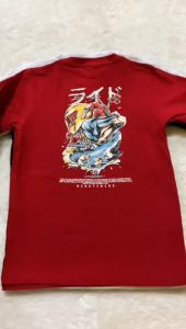 Kaos Anak Remaja Tanggung Umur 7-16 Tahun: Kaos Laki-laki Motif Anime & Warna Merah