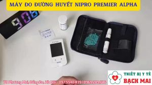 MÁY ĐO ĐƯỜNG HUYẾT NIPRO PREMIER ALPHA - Thương Hiệu Nhật Bản - Chính Xác Cao 998%