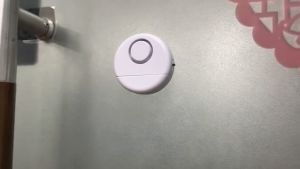 Calltou Earthquake Sensor Independent Vibration Sensor Alarm Household Security Window Door Sensor Alarm 125dB for Home/School/Hospital/Hotel/Restaurant VA06