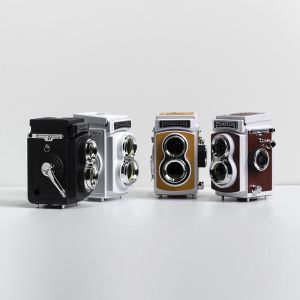 Camera Model Retro Double Reverse Film Old Camera Toy Artificial Photography Prop Decoration Shooting Decorations
