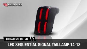 MITSUBISHI TRITON 2015-2018 LED SEQUENTIAL SIGNAL SMOKE TAILLAMP
