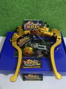 MASTER REM NIZZIN RCS 18 FULL WARNA CNC THAI SET HANDLE KANAN KIRI KOPLING + 1 TABUNG PISAH UNIVERSAL MATIC BEBEK VIXION/RX KING/ SATRIA FU/ GSX/ NINJA/ AEROX/ MIO/ GENIO/ VARIO/ SCOOPY/ LEXI/ FINO/ SPACY/ FREEGO/ F1ZR/ MX/ TIGER/ GL/ SUPRA GTR/ SONIC DLL