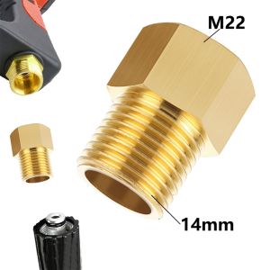 High Pressure Washer Coupler Metric M22 15mm Male to M22 14mm Female Reducer Thread Connector Hose Garden Water Pipe Adapter
