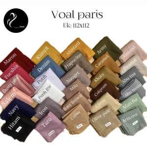 Segiempat voal paris premium