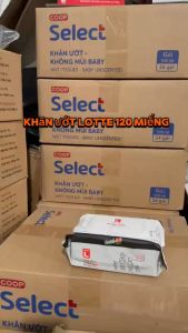 KHĂN ƯỚT GIA ĐÌNH 120 MIẾNG CHOICE L LOTTE TIỆN DỤNG