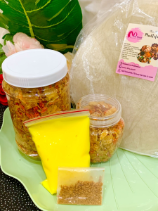 Combo Bánh Tráng Phơi Sương Bơ Muối Tép Hành Phi 400g/850g MULTIFOOD