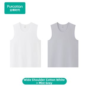 Purcotton | Antibacterial Cotton Mens Round Neck Vest