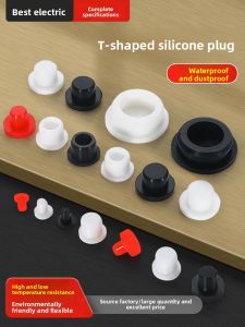 High Temperature Resistant T-Shaped Silicone Rubber Plug Waterproof Dustproof Cap for Threaded Hole Sealing Best Quality