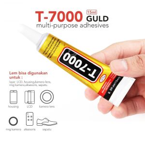Lem Touchscreen Lcd T7000 15ML Cairan Warna Hitam Lem Housing Casing Kaca Kamera