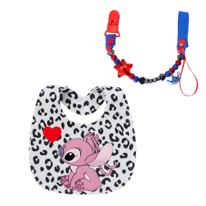 Disney | Baby nipple chain newborn bib baby Stiddie handmade beaded chain baby nipple clip chain baby teething aid baby cute toy gift