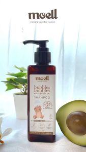 Moell Bubbles Bubbles Everywhere Body Wash 185gr/ Sabun bayi / Sabun natural organik / SLS free/ Safe for sensitive skin | Moell Bubbles Bubbles Everywhere Body Wash 185 ml / Sabun Mandi Bayi