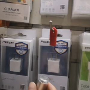 100PCS Paket Stop Lock Security Display Anti Maling Kunci Ram Magnet Dengan Detacher Pengunci Rak Display