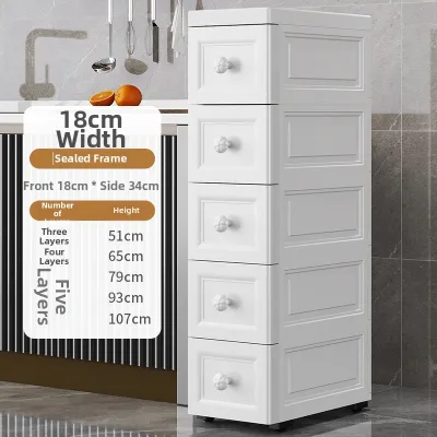 FANGESHI | Narrow Space Drawer Storage Cabinet for Clothes