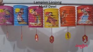 Lampion Desain Khas Imlek: Corak Dewi & Bunga