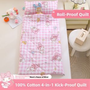 MUSHABAI | Anti-Kick Sleeping Bag for Children 100% Cotton