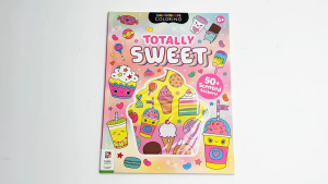 Totally Sweet Colouring Book To Color With 50+ Scented Stickers (48 Pgs) For Kids