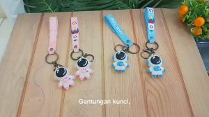 Gantungan Aksesoris Tas Kunci Dompet Astronot Bentuk Ornamen Lucu
