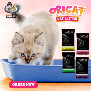 ORICAT Bentonite Cat Litter Advance Absorption & Odor Control 1kg Cat Litter Sand Litterbox Sand Litter Sand for Cat