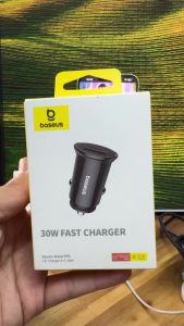 Tẩu sạc nhanh 30W Baseus PD Car Charger 2 cổng sạc Type C và USB (C161-X)
