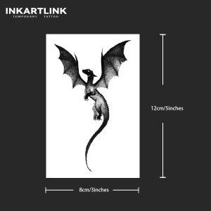 Dinosaur Temporary TattooLasts To 15 Days New Technology Magic Waterproof Semi Permanent Sticker.