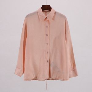 Áo Sơ Mi Dài Tay Rộng Rãi Cho Nữ Mùa Thu Chi Tiết Xếp Ly Áo Sơ Mi Dài Tay Mỏng Phong Cách Dân Tộc Thương Hiệu Đặc Biệt Giảm Giá