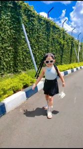 Rok Poppy Skirt Anak Perempuan Knit Hornet