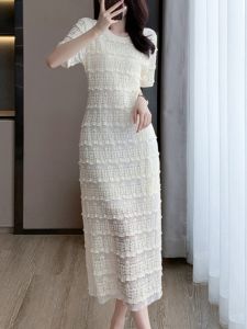Fashion Elegance French Design Lace Slimming Dress