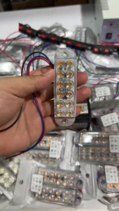 ไฟ LED กระพริบ+ไฟนิ่ง 2ระบบ ใช้ได้ทั้ง 12V-80V สว่างโดนใจ ติดเป็น ไซเรน สัญญาน ฉุกเฉิน / 1ชิ้น / A110