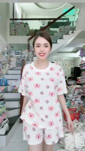 Set Bộ Nữ Mặc Nhà Quần Đùi Áo Cổ Tròn Chất Đũi Xốp Hàn Họa Tiết Dễ Thương Mặc Nhà Đi Chơi Đẹp Thời Trang Giá Rẻ Nhất Sale Ngay Tại Lazada