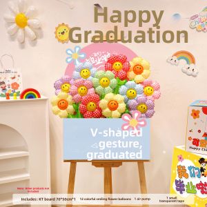 SHIERAI | Graduation Celebration Decoration Balloons KT Board Welcoming Sign