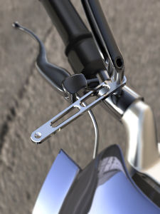 รองรับบาร์โลหะผสมอลูมิเนียมอเนกประสงค์สําหรับรถจักรยานยนต์ Yamaha และสกู๊ตเตอร์ไฟฟ้าสปอตไลท์อเนกประสงค์เหมาะสําหรับรุ่นต่างๆ