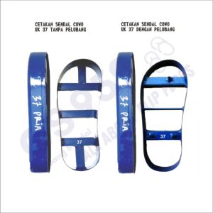 CETAKAN SENDAL JEPIT COWOK UKURAN 37