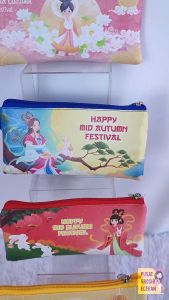 Dompet Panjang Mid Autumn (JUAL PER 5PCS) Festival Mooncake Souvenir Hadiah Tas Selempang Pouch Sling Bag