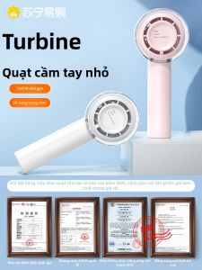 Quạt Cầm Tay Mini Không Cánh USB Có Thể Sạc Di Động Quạt Cổ Lồng Gió Máy Tính Xách Tay Quạt Mini Không Khí Lạnh Cầm Tay