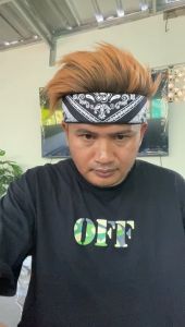 Topi Rambut Palsu Pria Motif Paisley: Desain Trendy