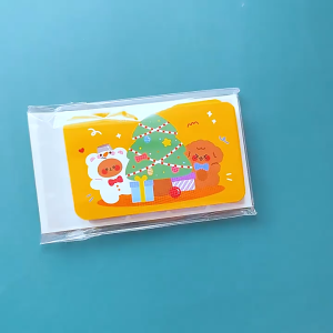 20Pcs DIY Christmas Scratch Card Game Surprise Activity Wish Shave Card Kids Reward Lottery