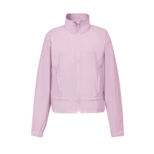 DEEP BREATH | Light & Sun Protection Stand Collar Blazer for Women