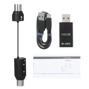 M-VAVE | Hệ Thống Truyền Dẫn Không Dây M-VAVE MS1 Mini Bộ Chuyển Đổi MIDI Plug & Play Dành Cho Các Thiết Bị Có Phụ Kiện Nhạc Cụ Điện Tử MIDI Hai Tay Thuận Tiện