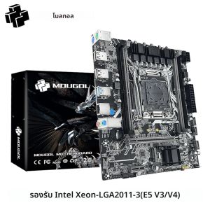 MOUGOL ใหม่ X99 Gaming เมนบอร์ด USB3.0 รองรับ M.2 NVME SSD Dual Channel DDR4 ECC หน่วยความจํา LGA2011-3 สําหรับเดสก์ท็อปคอมพิวเตอร์ Combo