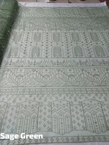 Bahan Kain Tile Sapto Bordir harga murah 1/2 mtwe