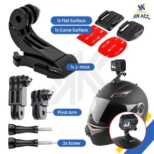 [KN ACC] MOUNTING HELM FULL FACE MOTOVLOG PAKETAN FOR ACTION CAM / XIAOMI YI / KOGAN UNIVERSAL