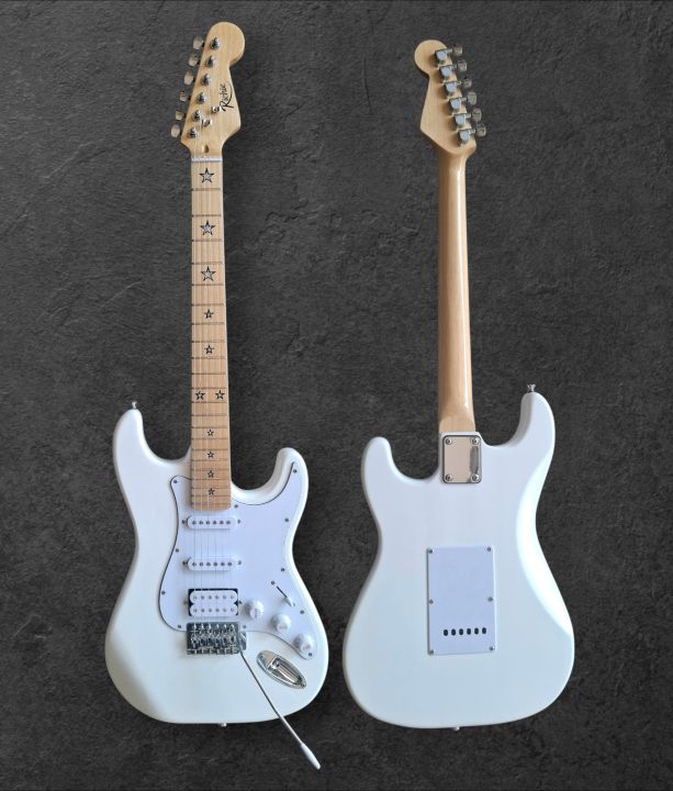 กีต้าร์ไฟฟ้า Richie Stratocaster คอดาว HSS ️แถมฟรีกระเป๋า คันโยก สาย ...