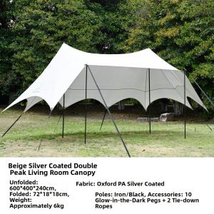 GLAMPING | Outdoor Super Large Sun Protection Canopy Tent