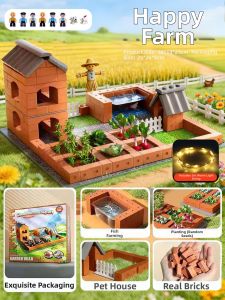 DIY Mini Brick House Building Toy