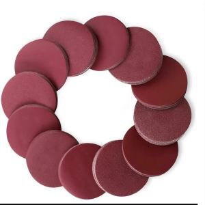 50 PCS 5 Inch Sanding Disc Hook and Loop Sandpaper 40-2000 Grits Aluminum Oxide Sanding Pad for Car Polishing Sharpening