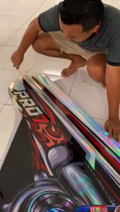 NC 05 - STIKER DECAL MOBIL NEW CARRY HILUX STRADA TRITON PICKUP L300 DMAX TRAGA GRATIS CUSTOM NAMA