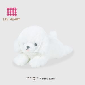 LIV HEART | Bichon Stuffed Teddy Bear Hugging Pillow