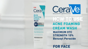 【Local】（Next day delivery）CeraVe Acne Foaming Cream Wash with Benzoyl Peroxide 10%